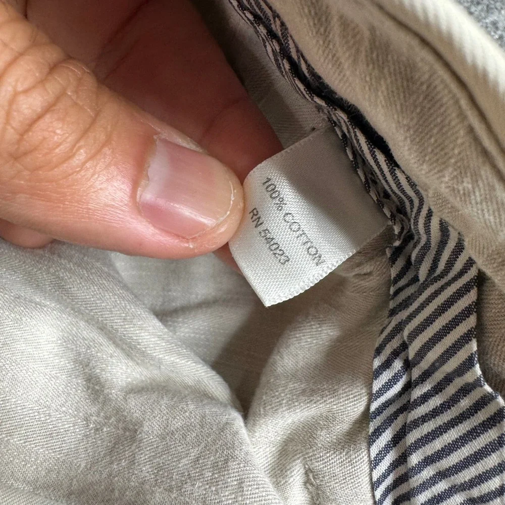 Banana Republic Pants Mens Size 32x32 Beige Gavin Chino Straight Cotton Khaki